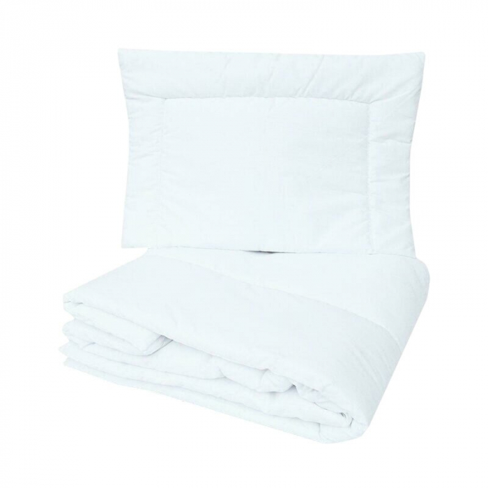 Lenjerie patut cu 5 piese, MimiNu, Pentru patut 120x60 cm, Cu pilota si perna, Din bumbac certificat Oeko Tex Standard 100, Sweet Deer Pink [4]