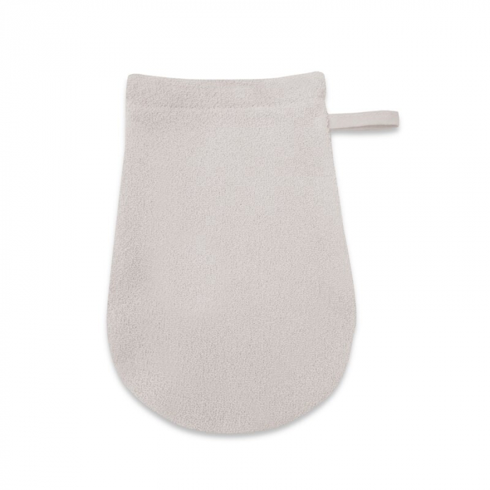 Manusa de baie, MimiNu, Pentru bebelusi, 12x21 cm, Material certificat Oeko Tex Standard 100, Beige [1]