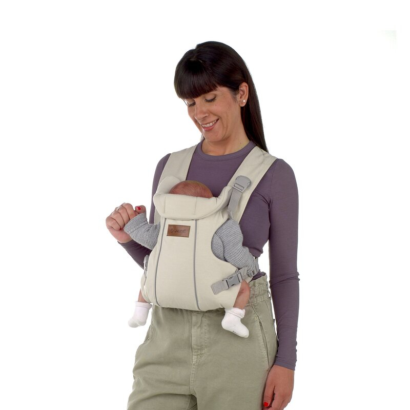 Marsupiu bebe, Jane, Dual, Ergonomic, De la nastere pana la 15 Kg, Conform EN 13209-2:2015, Sand [2]
