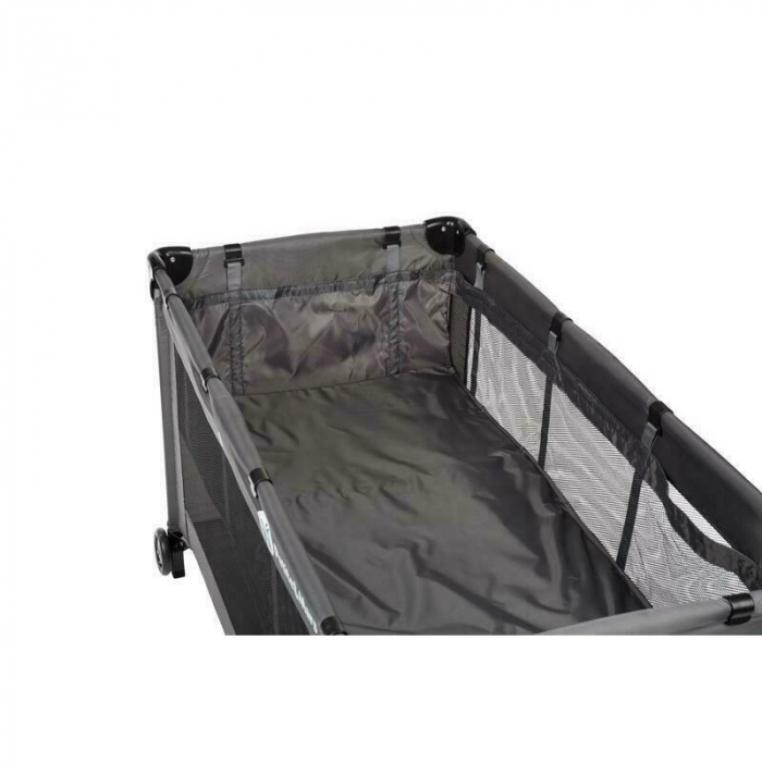 Nivel suplimentar, Petite&Mars, Pentru patut pliant 120x60 cm, Sustine pana la 8 kg, Prindere universala, Gri [2]