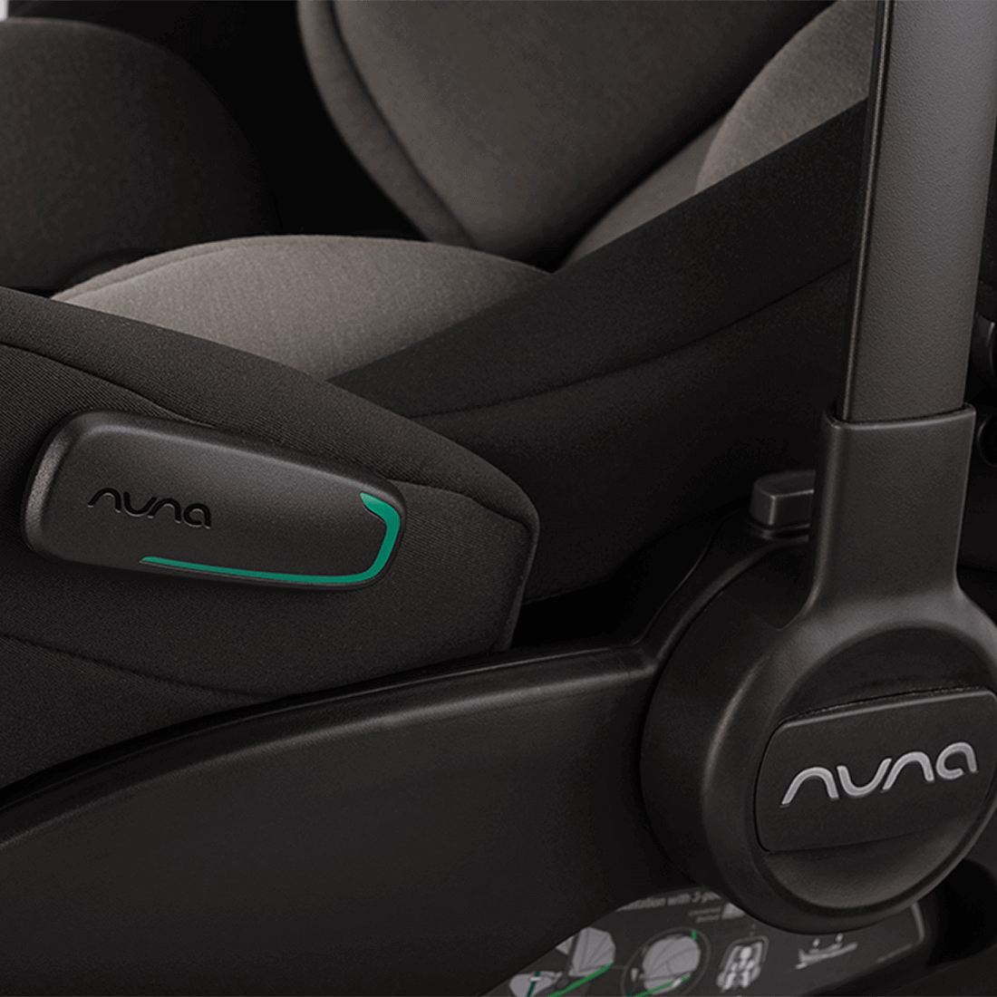 Nuna - Scoica auto i-Size ARRA flex Caviar, nastere-87 cm, certificata R129 [6]