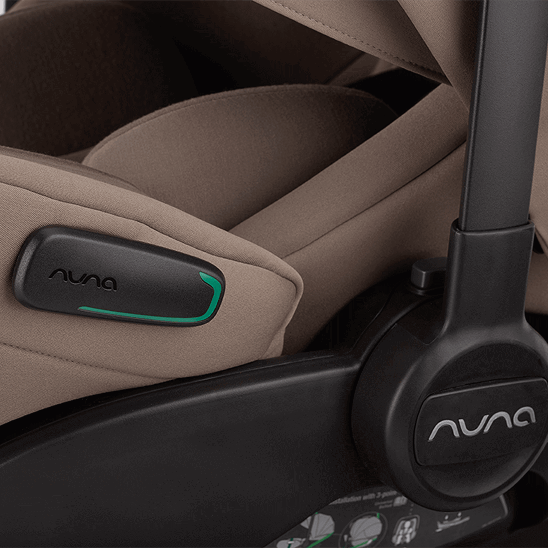 Nuna - Scoica auto i-Size ARRA flex Cedar, nastere-87 cm, certificata R129 [2]