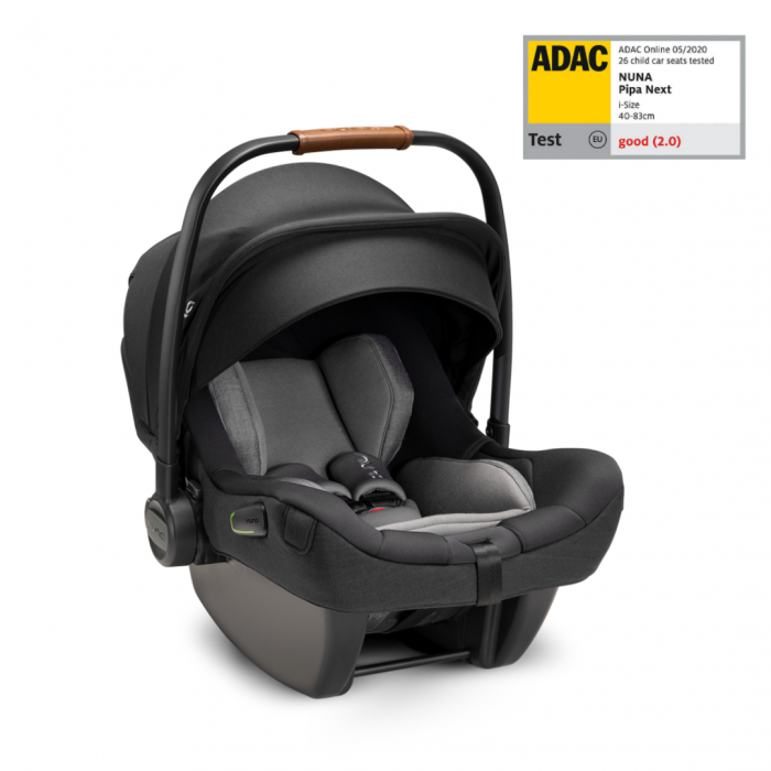 Nuna - Scoica auto i-Size Pipa Next Caviar, nastere - 83 cm, testata ADAC [3]
