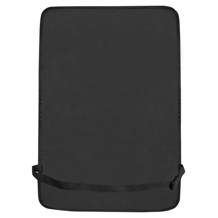 Organizator auto, Lionelo, Cu 5 buzunare de diferite dimensiuni, Cu buzunar pentru tableta, Montare cu clema, Piele ecologica, Impermeabila, Gri [5]