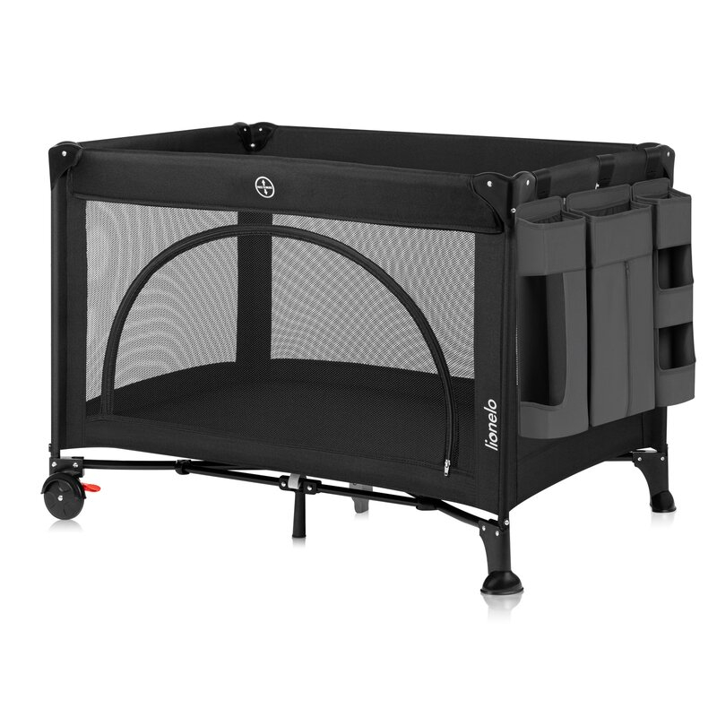 Organizator multifunctional, Lionelo, Sidepocket L, 58x11x58 cm, 3 parti independente cu multiple buzunare, Universal, Constructie ranforsata, Gri [4]