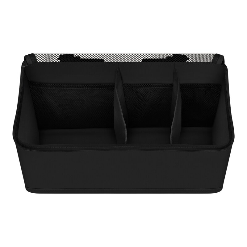 Organizator multifunctional, Lionelo, Sidepocket M, 43x15x23 cm, 3 compartimente, Universal, Constructie ranforsata, Negru [1]