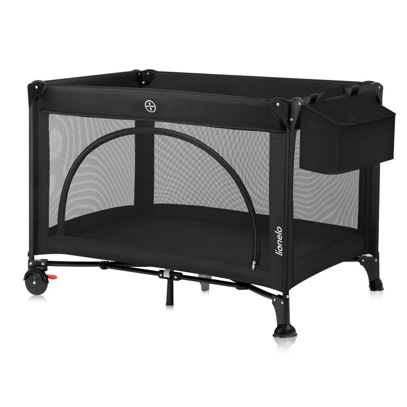 Organizator multifunctional, Lionelo, Sidepocket M, 43x15x23 cm, 3 compartimente, Universal, Constructie ranforsata, Negru [5]