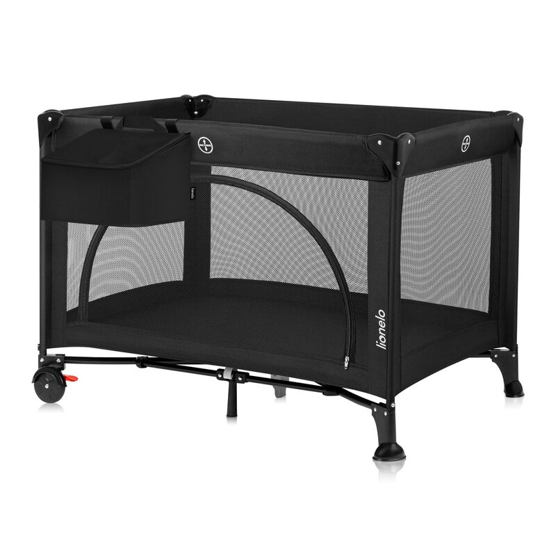 Organizator multifunctional, Lionelo, Sidepocket M, 43x15x23 cm, 3 compartimente, Universal, Constructie ranforsata, Negru [4]