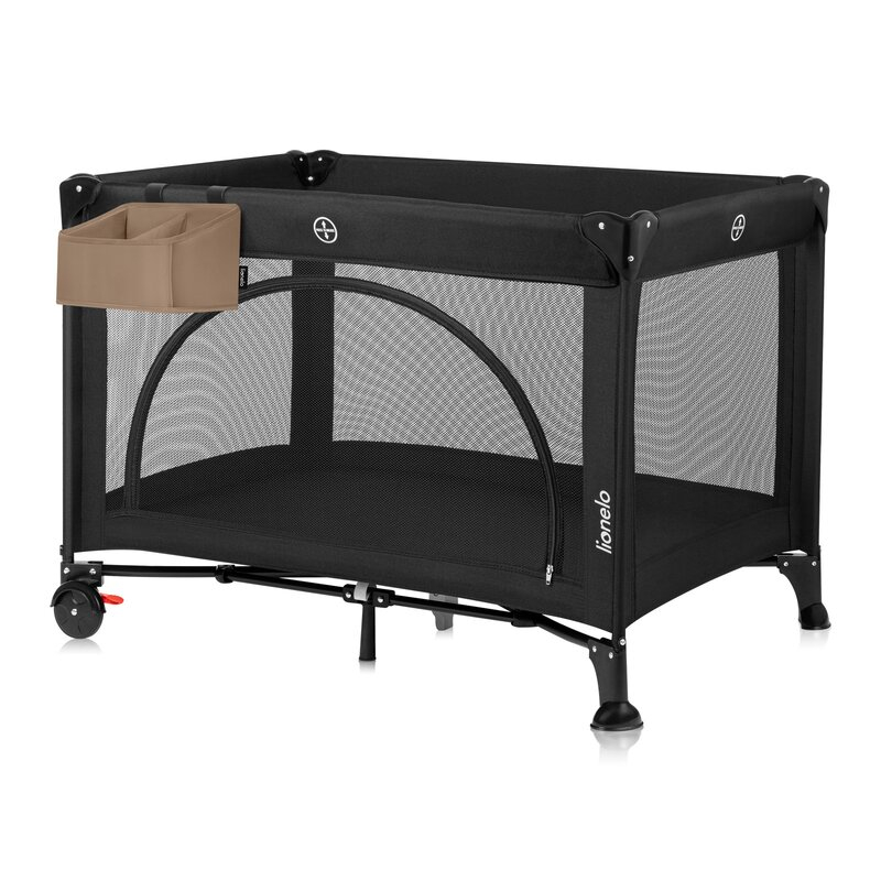 Organizator multifunctional, Lionelo, Sidepocket S, 26x12x15 cm, 2 compartimente, Universal, Constructie ranforsata, Bej [5]