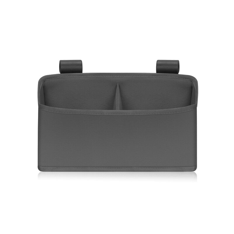 Organizator multifunctional, Lionelo, Sidepocket S, 26x12x15 cm, 2 compartimente, Universal, Constructie ranforsata, Gri [3]