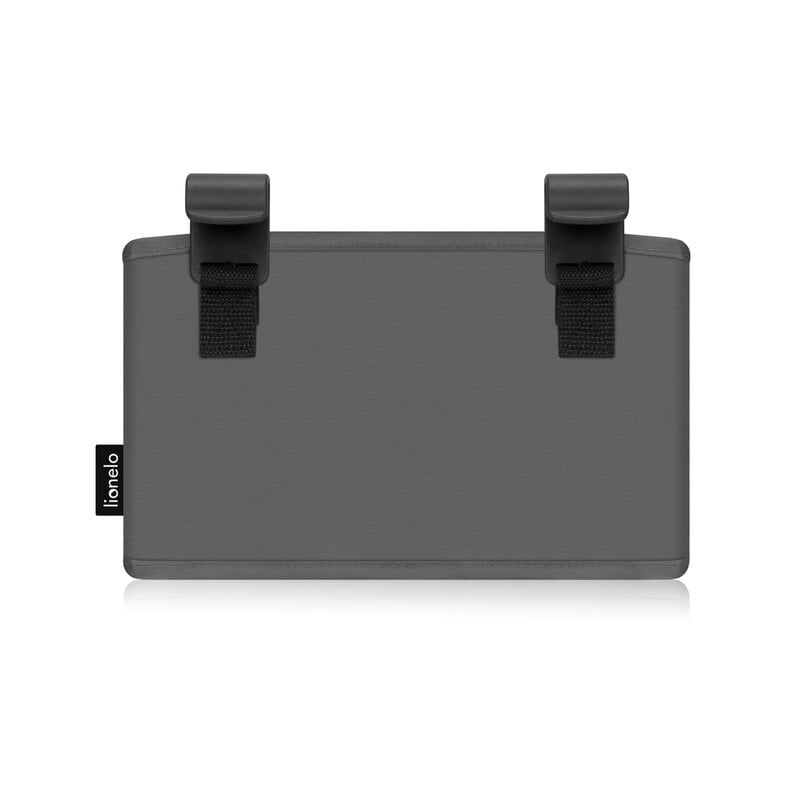 Organizator multifunctional, Lionelo, Sidepocket S, 26x12x15 cm, 2 compartimente, Universal, Constructie ranforsata, Gri [7]
