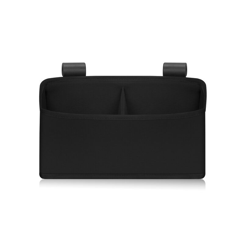 Organizator multifunctional, Lionelo, Sidepocket S, 26x12x15 cm, 2 compartimente, Universal, Constructie ranforsata, Negru [3]