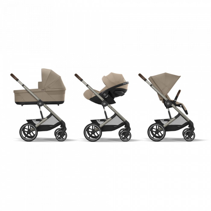 Pachet carucior 3 in 1 Cybex Balios S Lux 2024 + Scoica auto Cloud G i-size Plus [2]