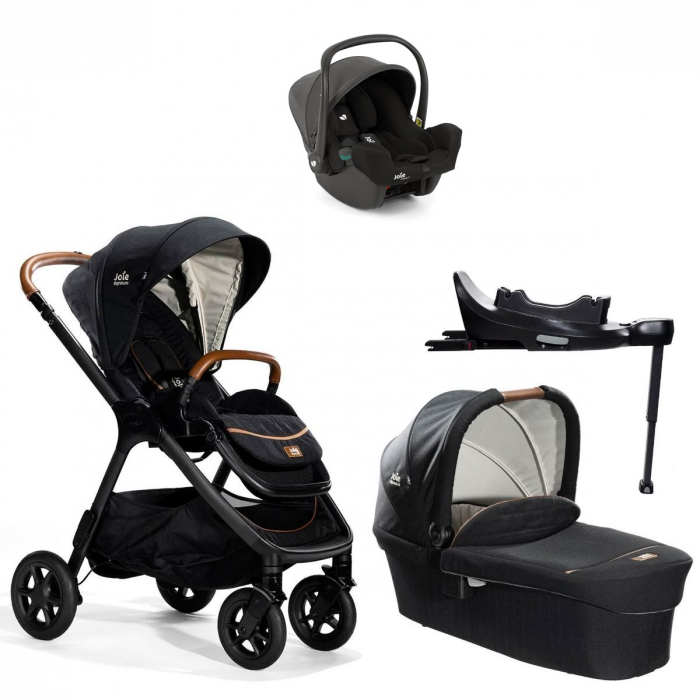 Pachet carucior Joie Finiti cu scoica auto I-Snug 2 + Baza isofix Encore [1]