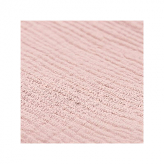 Paturica bebe, New Baby, 70x100 cm, Din muselina, 100% bumbac certificat Oeko Tex Standard 100, Pink [3]