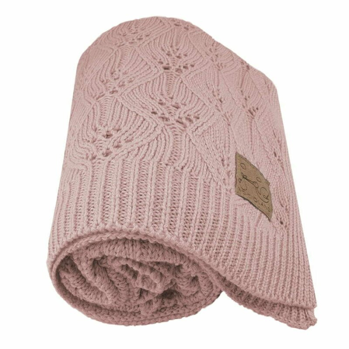 Paturica, Bocioland, Milano, Pentru copii, Moale, Din bambus si bumbac, Cu proprietati de termoreglare, Antialergica si antibacteriana, Dimensiune mare 80 x 100 cm, Pink [1]