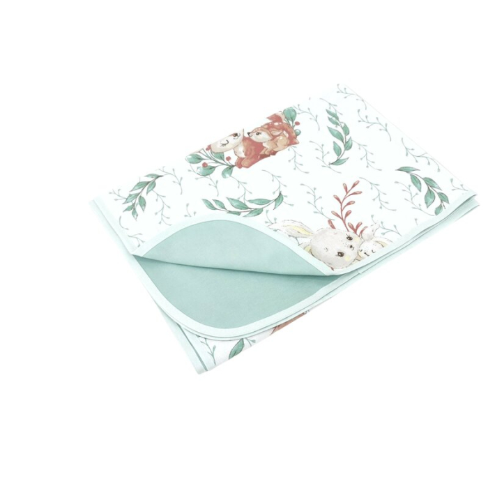 Paturica moale, MimiNu, Cu doua fete, Dimensiune 75x100 cm, Din bumbac certificat Oeko Tex Standard 100, Lulu Natural [1]