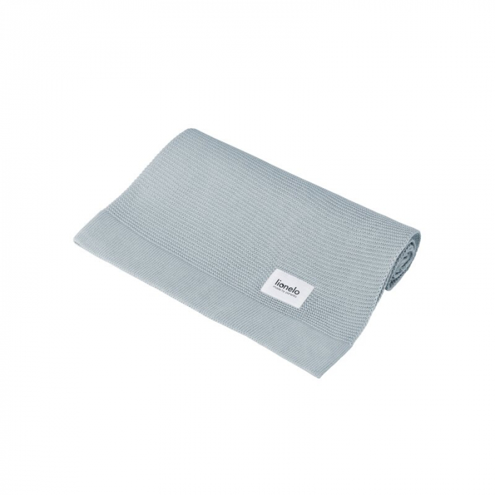 Paturica multifunctionala, Lionelo, Din bambus, Cu proprietati de termoreglare, Antibacteriana, Antifungica, Antialergice, Lavabila la masina de spalat, 100x75 cm, Gri [5]