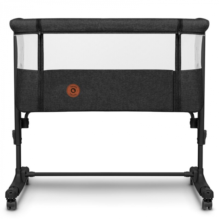 Patut co-sleeper, Lionelo, Aurora, 3 in 1, Cu leganare si setare unghiulara, Include saltea cu densitate T25 si geanta transport, Reglabil in 5 pozitii pe inaltime, Pana la 9 kg, 0 luni+, Conform cu E [16]