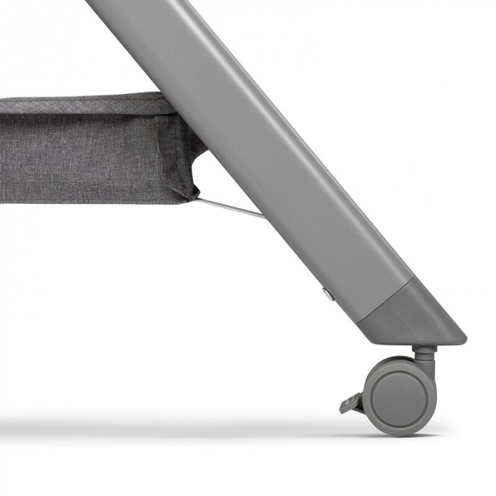 Patut co-sleeper, Lionelo, Leonie, Plus, Pliabil, Cu sistem de leganare, Cu setare unghiulara, Reglabil in 6 pozitii pe inaltime, Conform cu standardele europeane de securitate EN1130 si EN16890, Gri [29]