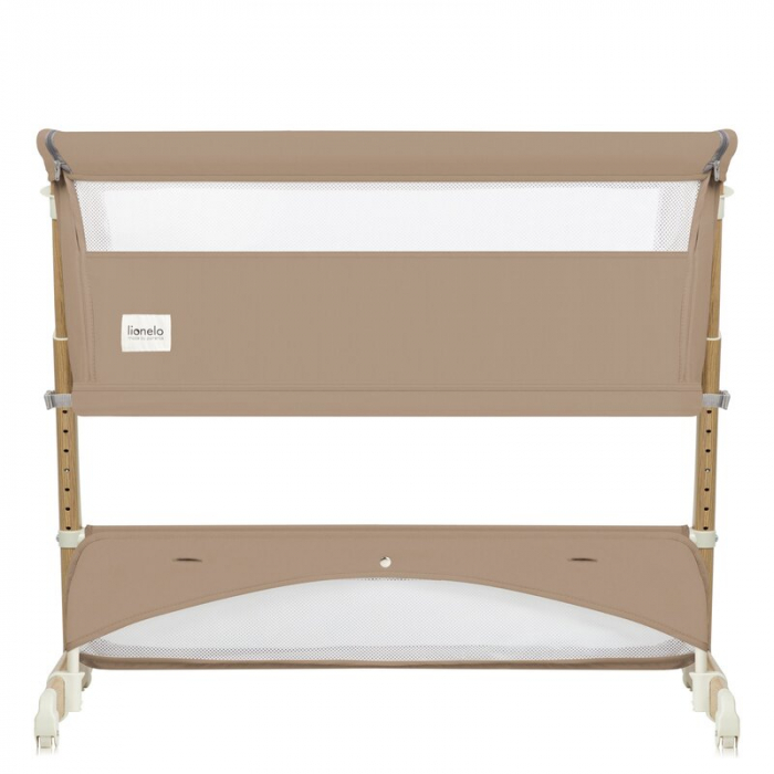 Patut co-sleeper, Lionelo, Thomi Plus, 5 in 1, Multifunctional, Sustine pana la 9 kg ca patut, 15 kg tarc de joaca, 100 kg canapea, Inaltime reglabila in 7 pozitii, De la nastere pana la 4 ani, Cu 2 s [8]