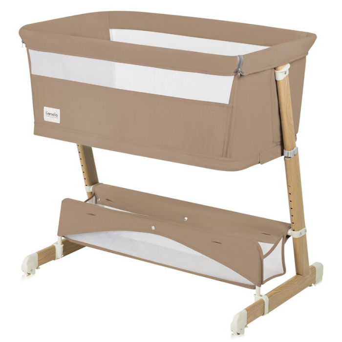 Patut co-sleeper, Lionelo, Thomi Plus, 5 in 1, Multifunctional, Sustine pana la 9 kg ca patut, 15 kg tarc de joaca, 100 kg canapea, Inaltime reglabila in 7 pozitii, De la nastere pana la 4 ani, Cu 2 s [15]