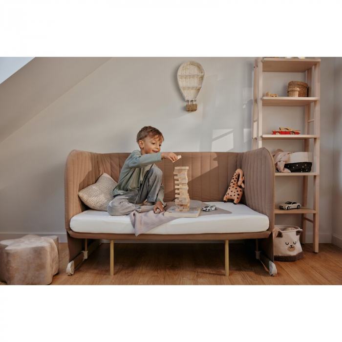 Patut co-sleeper, Lionelo, Thomi Plus, 5 in 1, Multifunctional, Sustine pana la 9 kg ca patut, 15 kg tarc de joaca, 100 kg canapea, Inaltime reglabila in 7 pozitii, De la nastere pana la 4 ani, Cu 2 s [49]