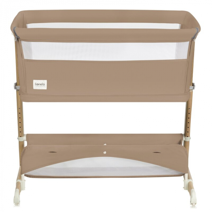 Patut co-sleeper, Lionelo, Thomi Plus, 5 in 1, Multifunctional, Sustine pana la 9 kg ca patut, 15 kg tarc de joaca, 100 kg canapea, Inaltime reglabila in 7 pozitii, De la nastere pana la 4 ani, Cu 2 s [4]