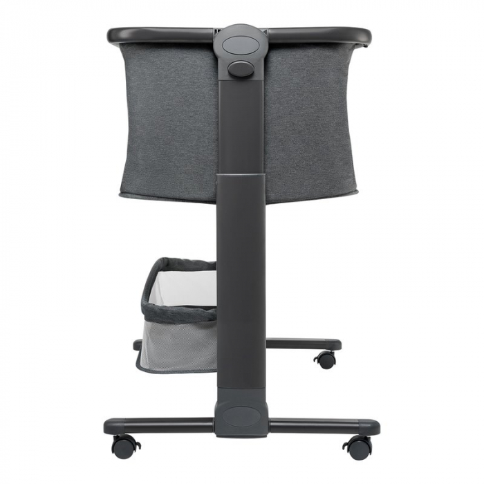 Patut co-sleeper, Lionelo, Timon, 3 in 1, Pliabil, Cu setare unghiulara, Reglabil in 6 pozitii pe inaltime, Din Aluminiu, 90x50 cm, Conform cu standardele europeane de securitate EN1130 si EN16890, Gr [12]