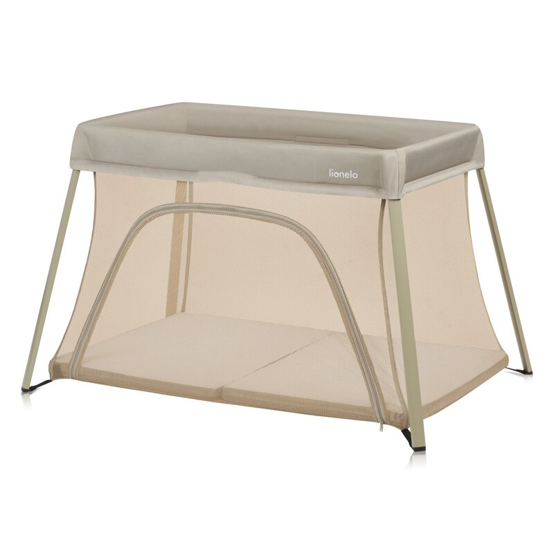 Patut multifunctional, Lionelo, Alice, 3 in 1, 2 trepte de inaltime pentru saltea, Pliabil, Material rezistent Oxford 300D, Cu iesire laterala, Geanta de transport, Pana 15 kg, 0 luni+, 104×70×74 cm,  [7]