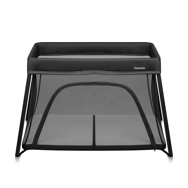 Patut multifunctional, Lionelo, Alice, 3 in 1, 2 trepte de inaltime pentru saltea, Pliabil, Material rezistent Oxford 300D, Cu iesire laterala, Geanta de transport, Pana 15 kg, 0 luni+, 104×70×74 cm,  [8]