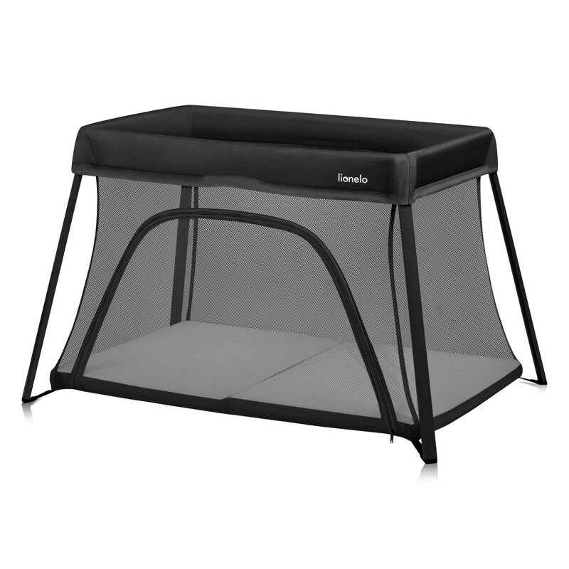 Patut multifunctional, Lionelo, Alice, 3 in 1, 2 trepte de inaltime pentru saltea, Pliabil, Material rezistent Oxford 300D, Cu iesire laterala, Geanta de transport, Pana 15 kg, 0 luni+, 104×70×74 cm,  [7]
