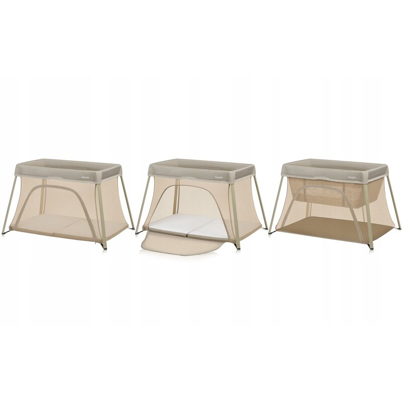Patut multifunctional, Lionelo, Alice, 3 in 1, 2 trepte de inaltime pentru saltea, Pliabil, Material rezistent Oxford 300D, Cu iesire laterala, Geanta de transport, Pana 15 kg, 0 luni+, 104×70×74 cm,  [5]