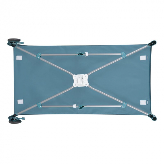 Patut pliant, Lionelo, Flower, Cu doua nivele, Cu arcada, Geanta transport, Masuta de infasat, Bara cu jucarii, Fereastra laterala, 120x60 cm, Conform cu standardele europeane de securitate EN 716 si  [10]