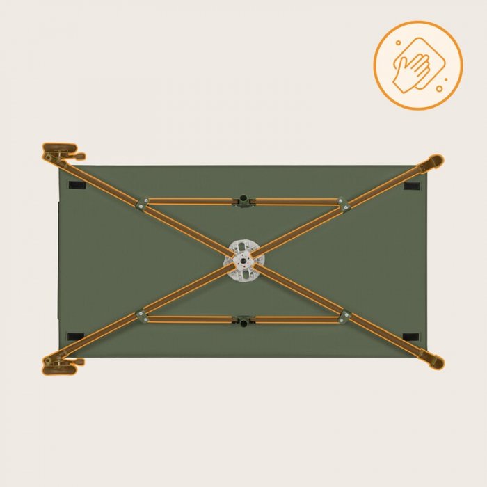 Patut pliant, Lionelo, Jasmin Easy Fold, Pana la 15 kg, Usor de pliat, Cu doua nivele, Cu saltea ergonomica T25, Cu intrare laterala cu fermoar, 2 roti cu frana, 123 x 67 cm, Conform cu EN 716, 0-36 l [28]