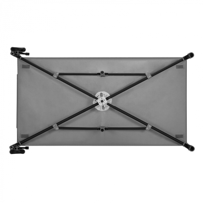 Patut pliant, Lionelo, Jasmin Easy Fold, Pana la 15 kg, Usor de pliat, Cu doua nivele, Cu saltea ergonomica T25, Cu intrare laterala cu fermoar, 2 roti cu frana, 123 x 67 cm, Conform cu EN 716, 0-36 l [15]