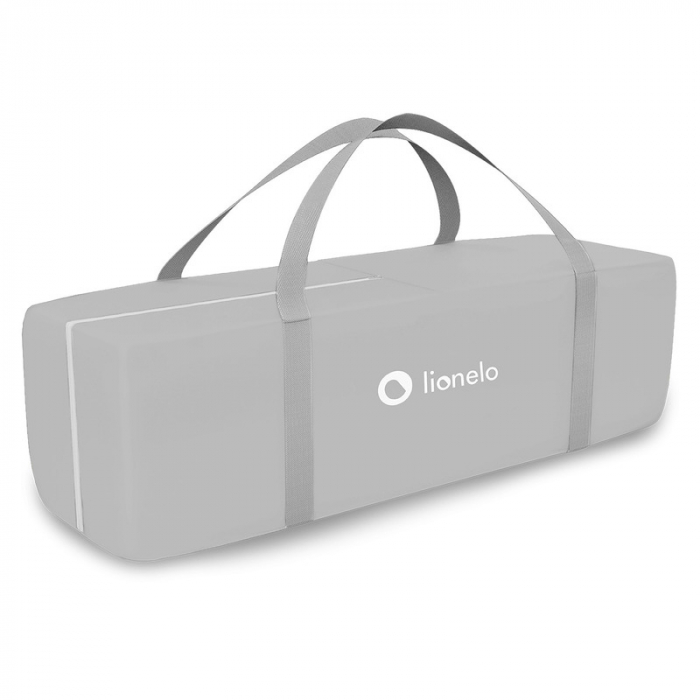 Patut pliant, Lionelo, Stefi Plus, Cu doua nivele, Cu intrare laterala cu fermoar, 2 roti, 120 x 60 cm, Conform cu standardul european de securitate EN 716, Roz/Galben [11]