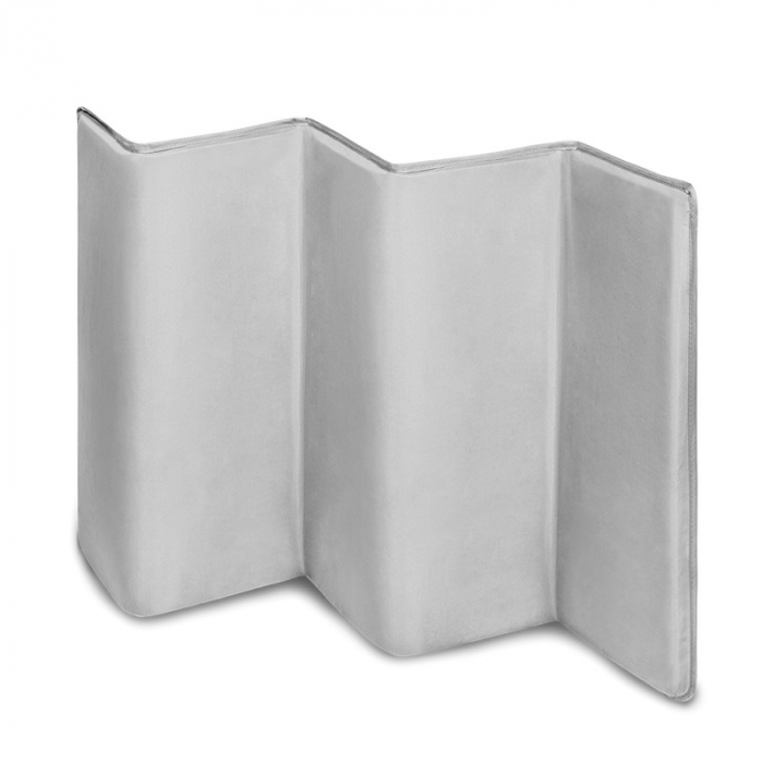 Patut pliant, Lionelo, Stefi Plus, Cu doua nivele, Cu intrare laterala cu fermoar, 2 roti, 120 x 60 cm, Conform cu standardul european de securitate EN 716, Roz/Galben [10]