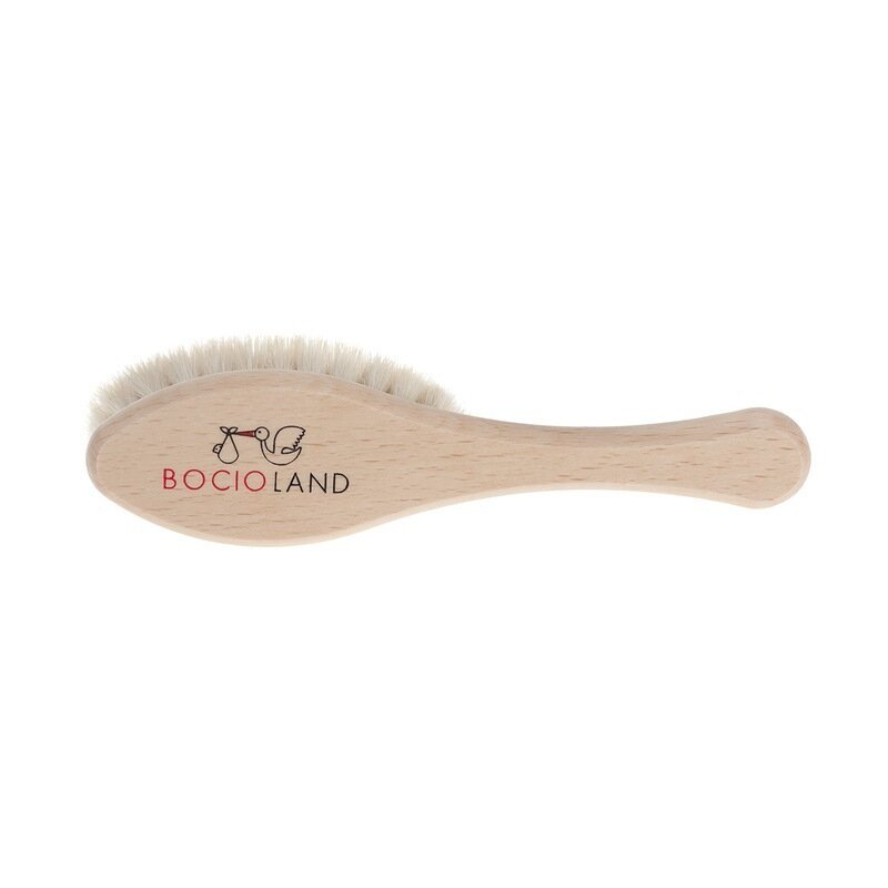 Perie de par, Bocioland, Din par natural de capra, Maro [3]