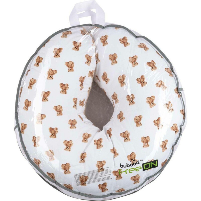 Perna alaptare, Bubaba, Cu doua fete, 70x60x18 cm, Teddys [3]