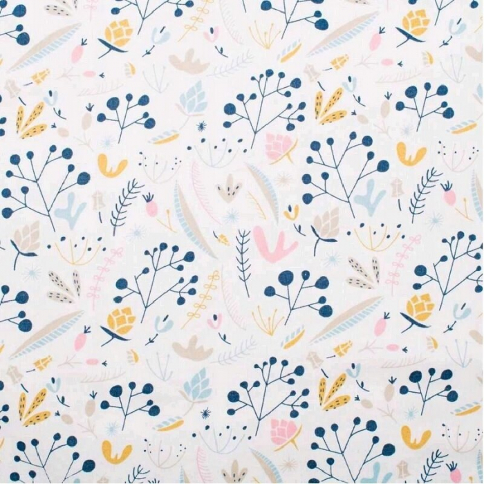 Perna alaptare, New Baby, Cranberries, Cu husa detasabila, Din bumbac, 125x16 cm, Multicolor [4]