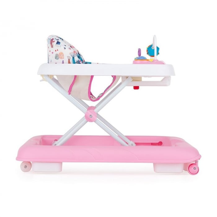 Premergator, Feedo, Pliabil, Cu panou de joaca inclus, Cu inaltime reglabila in 3 pozitii, Cu sistem de franare, Dezvolta abilitatile motorii si senzoriale, Greutate maxima suportata 12 kg, 6 luni+, P [5]
