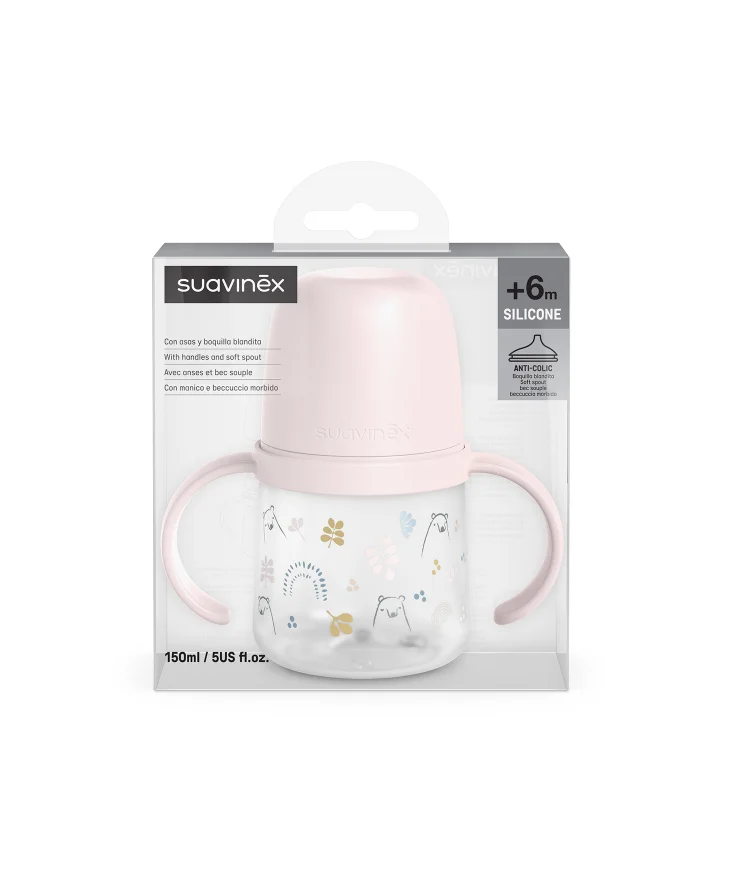 Prima cană cu muștiuc din silicon Suavinex Bears 150 ml [3]