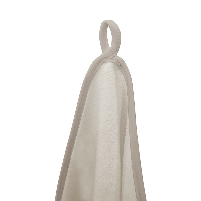 Prosopel copii, Qmini, Dimensiune 40x40cm, Din tricot termo-terry din bambus, Materiale certificate Oeko Tex Standard 100, Beige [3]