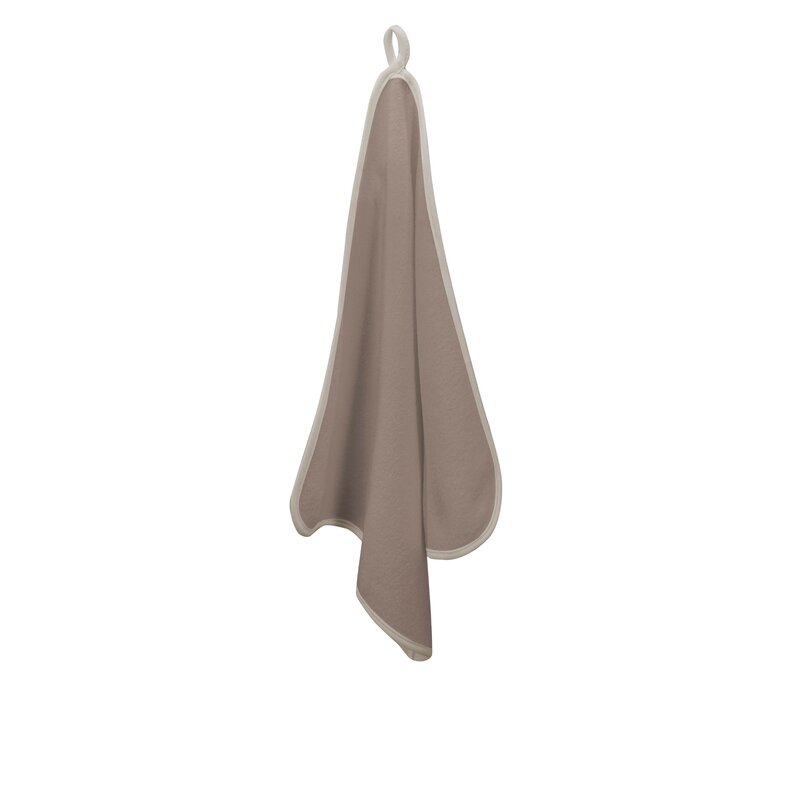 Prosopel copii, Qmini, Dimensiune 40x40cm, Din tricot termo-terry din bambus, Materiale certificate Oeko Tex Standard 100, Mocha [1]