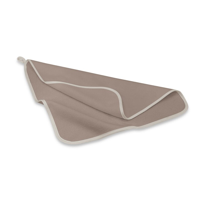 Prosopel copii, Qmini, Dimensiune 40x40cm, Din tricot termo-terry din bambus, Materiale certificate Oeko Tex Standard 100, Mocha [2]