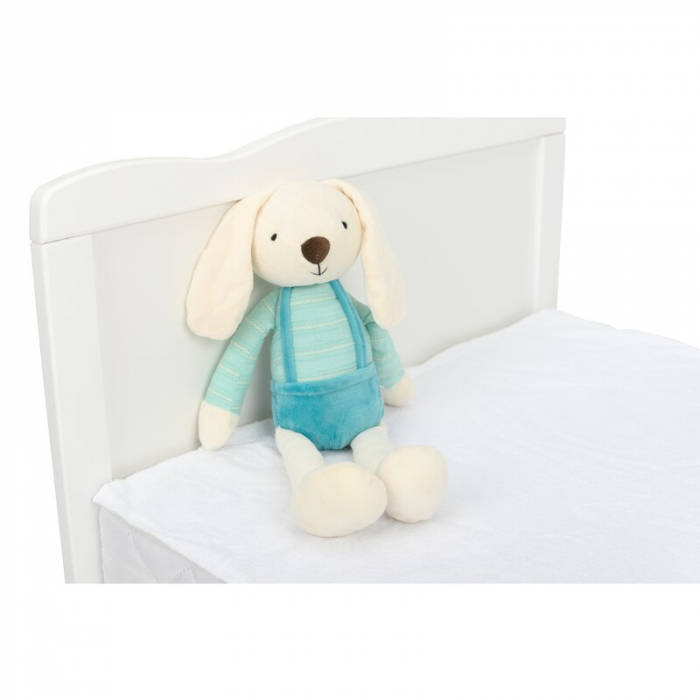 Protectie impermeabila, Qmini, Pentru patuturi 160x80 cm, Alb [4]