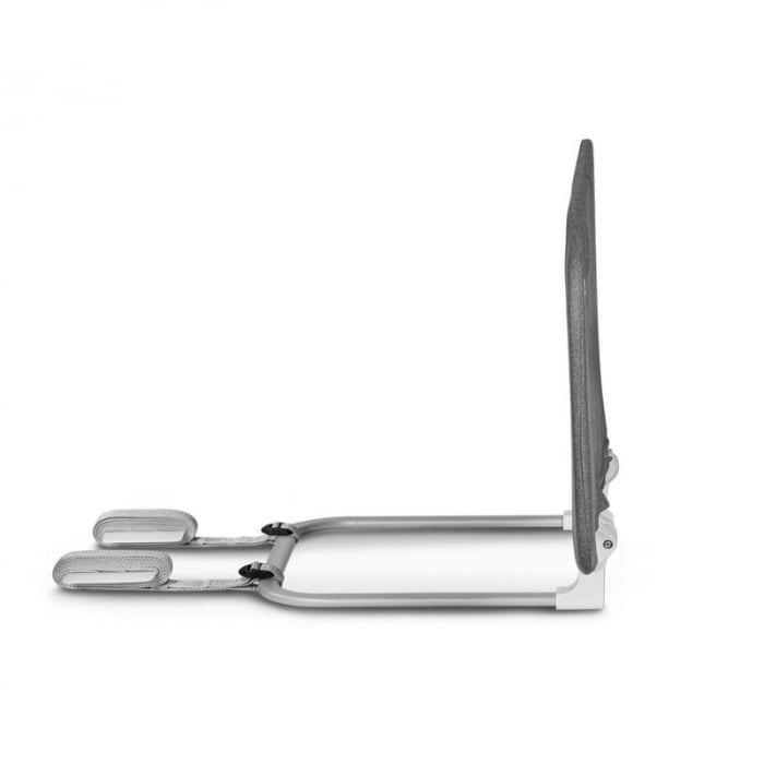 Protectie laterala pat, Lionelo, Lora, Pliabila, Sistem de blocare StandSafe, Geanta de transport inclusa, 105 x 45 cm, Gri [4]