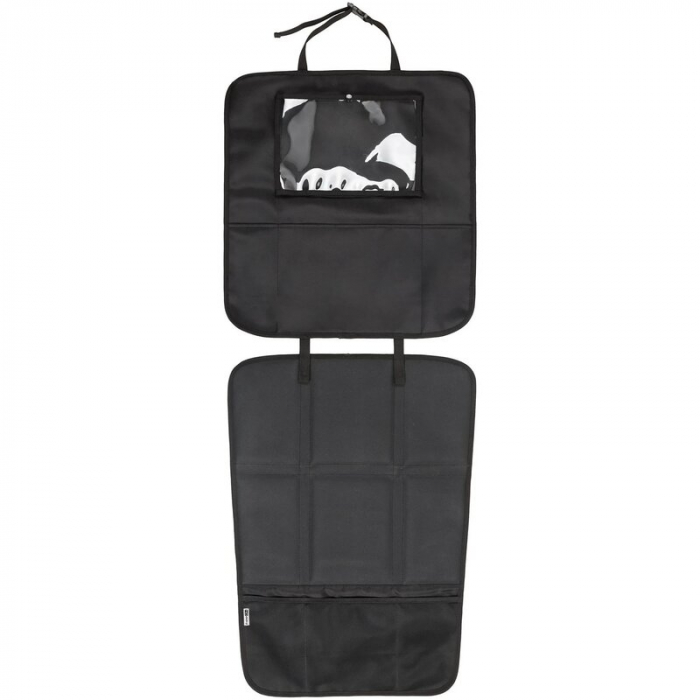 Protectie scaun auto, FreeON, Bancheta si spatar, Cu organizator, 3 in 1, Dimensiune 123x48.5 cm, Negru [2]