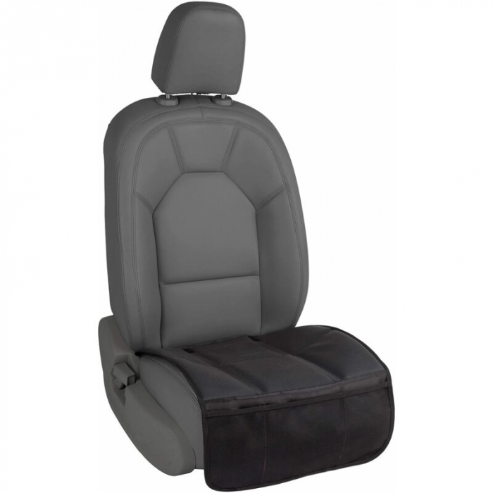 Protectie scaun auto, FreeON, Bancheta si spatar, Cu organizator, 3 in 1, Dimensiune 123x48.5 cm, Negru [12]